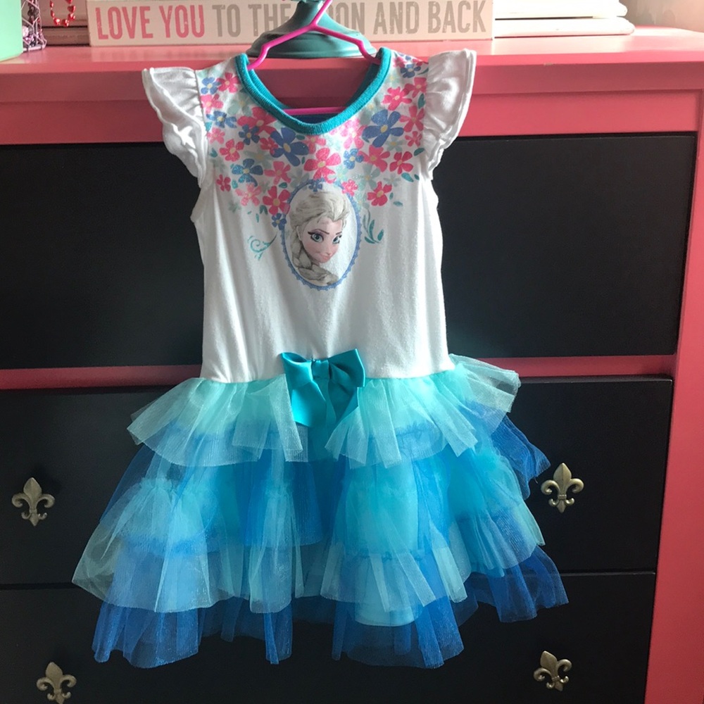 Disney Elsa ruffle dress